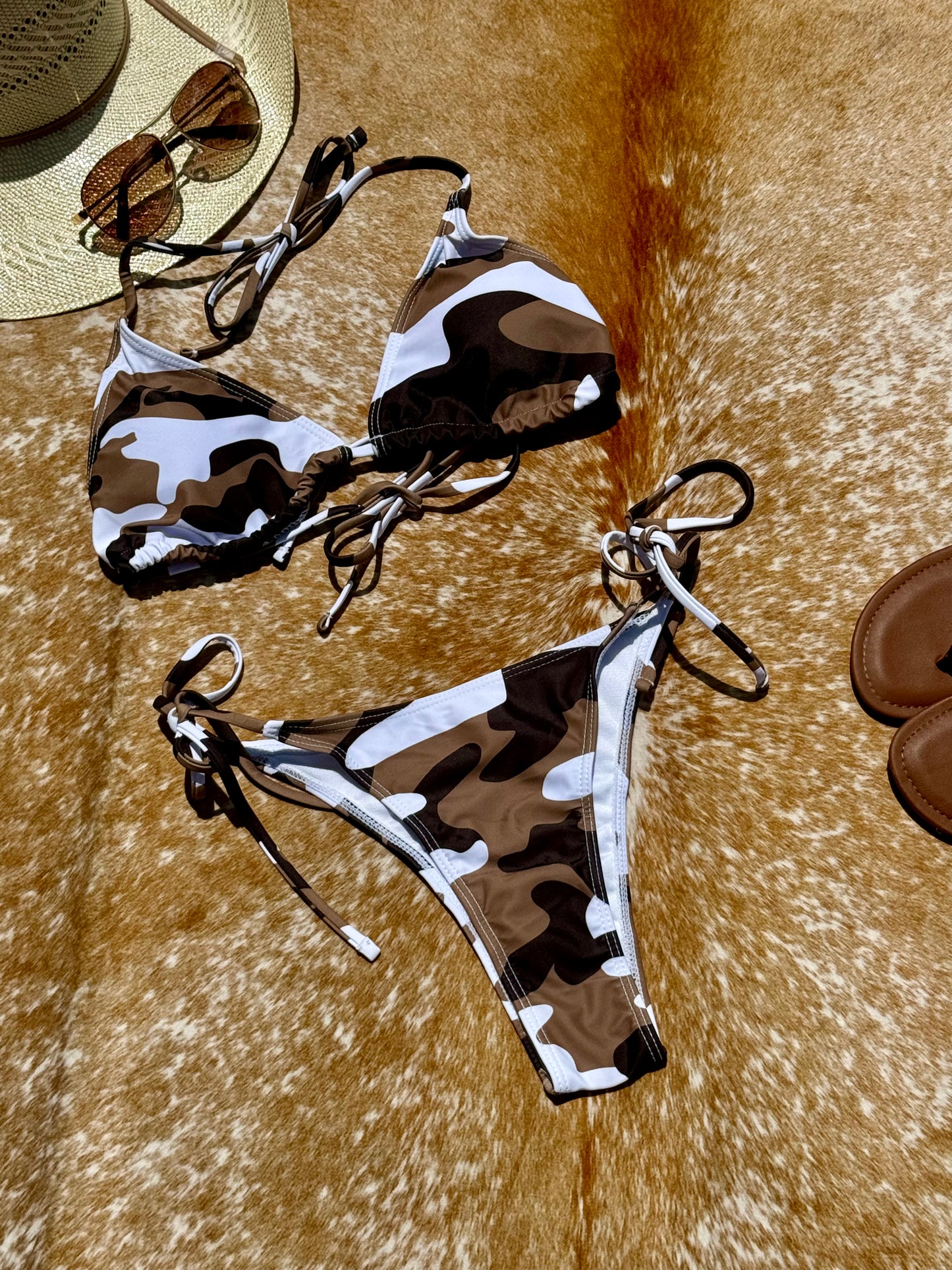 Duck Camo Tie Bikini