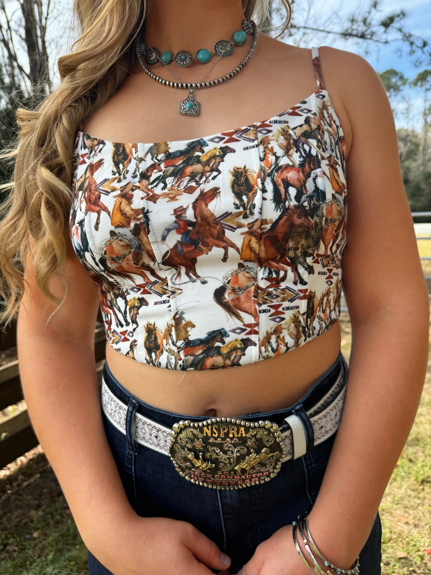 The Buckaroo Corset Top