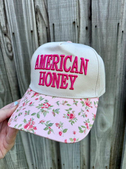 American Honey Floral Hat