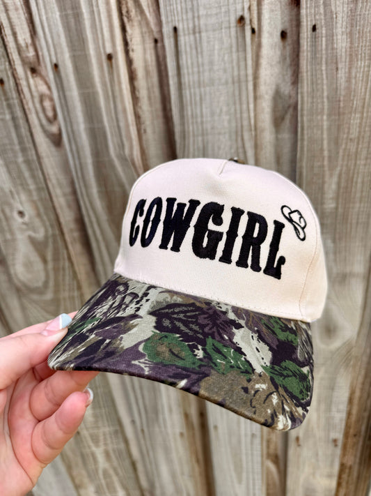 Cowgirl Camo Hat