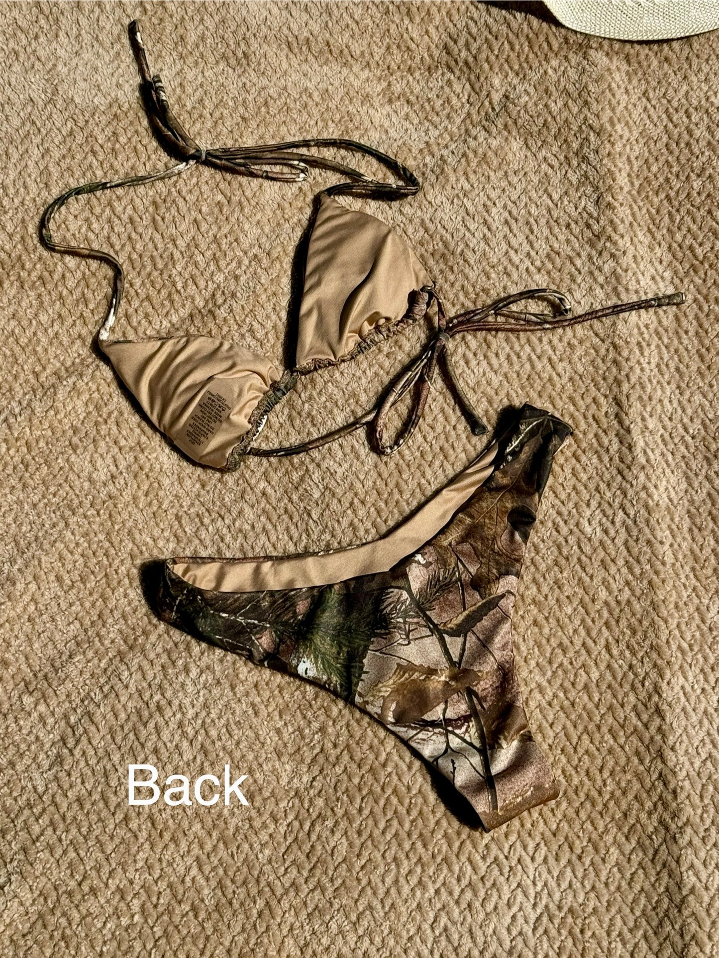 Tree Camo Triangle Bikini