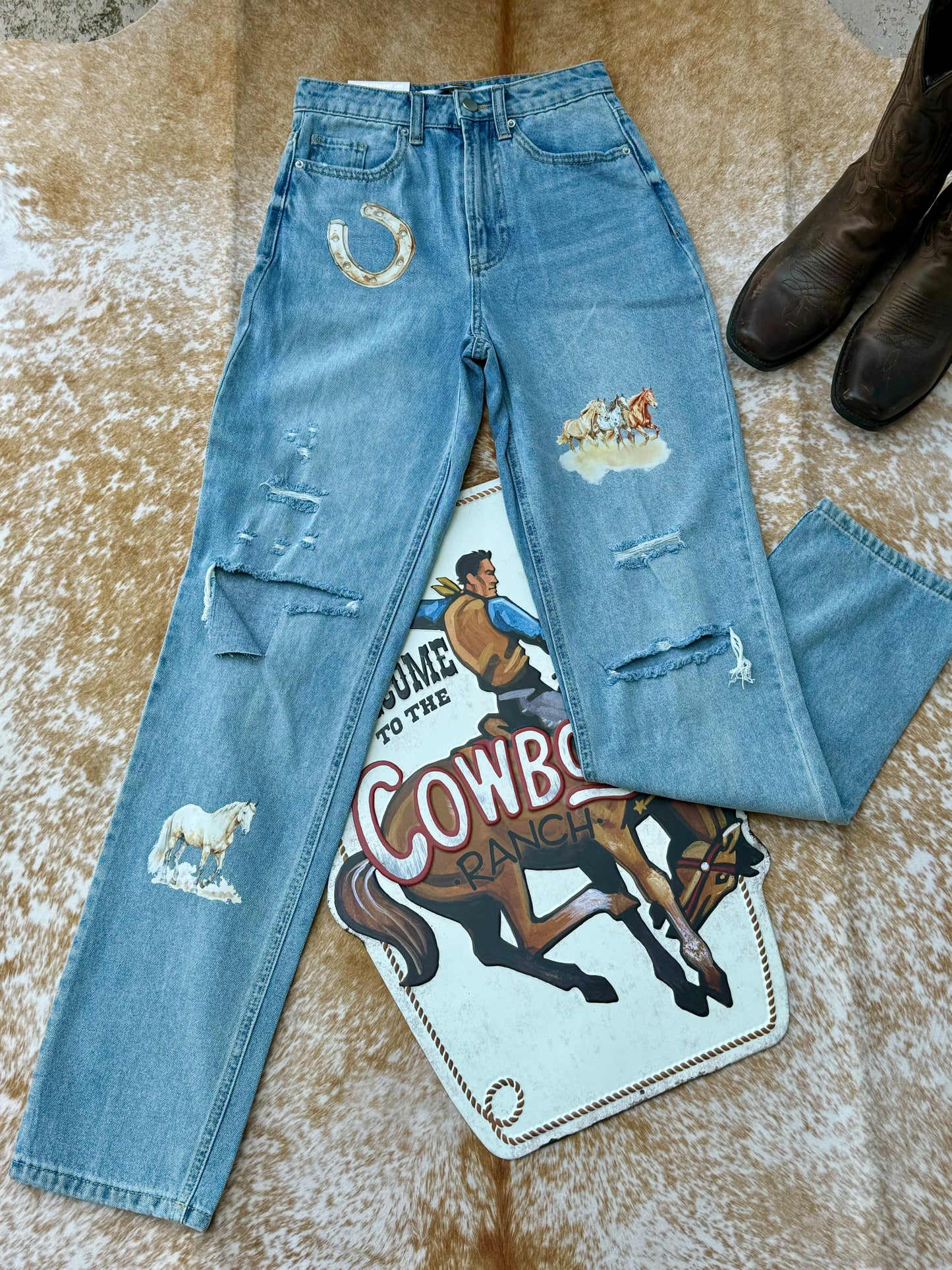 The Filly Straight Leg Jeans