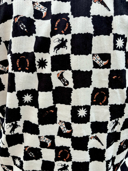 The Check Mate Charm Shacket