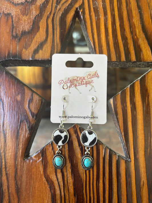 Cow Dangle Earrings