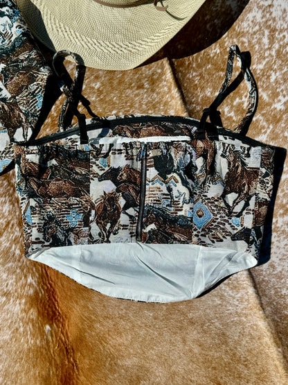 Horse Tapestry Tank
